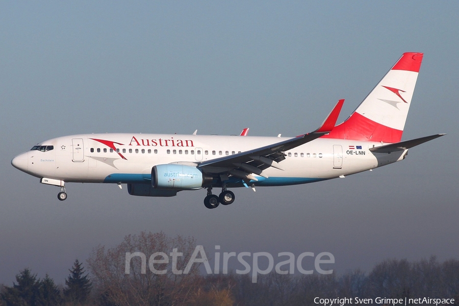 Austrian Airlines Boeing 737-7Z9 (OE-LNN) | Photo 16007