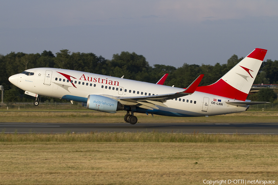 Austrian Airlines Boeing 737-7Z9 (OE-LNN) | Photo 300045