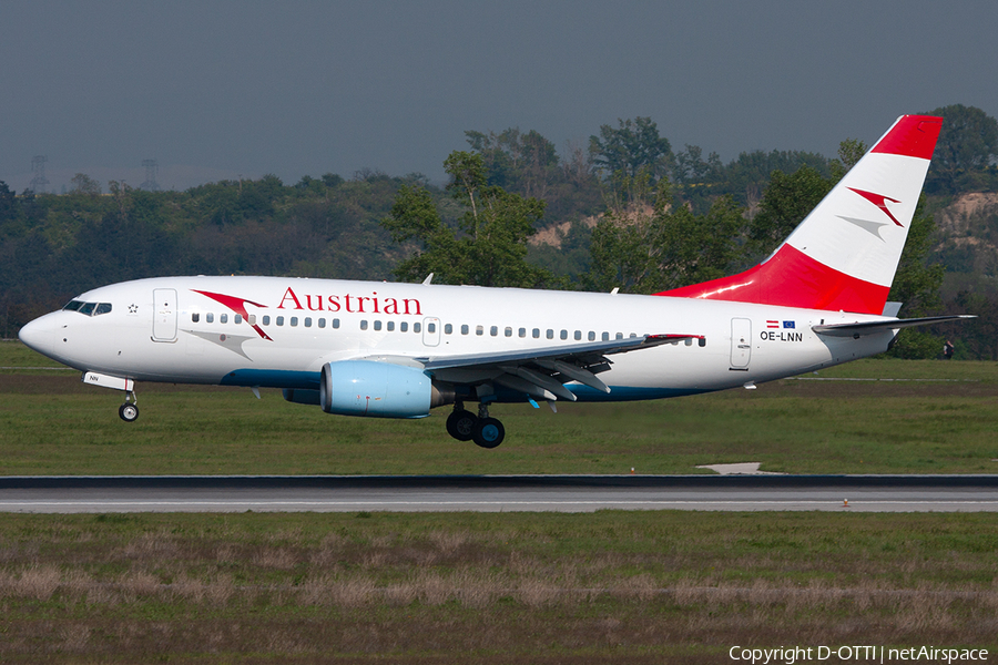 Austrian Airlines Boeing 737-7Z9 (OE-LNN) | Photo 254547