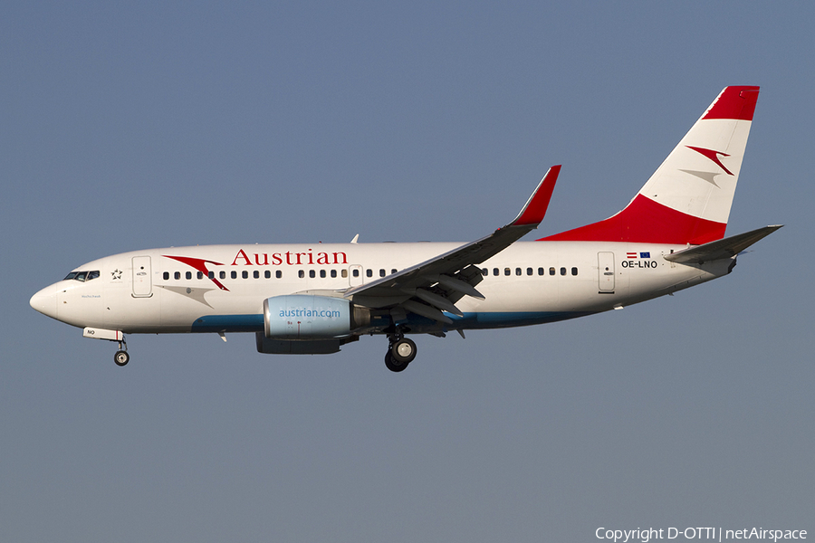 Austrian Airlines Boeing 737-7Z9 (OE-LNO) | Photo 292876
