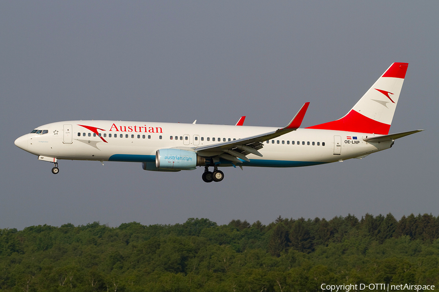 Austrian Airlines Boeing 737-8Z9 (OE-LNP) | Photo 359442