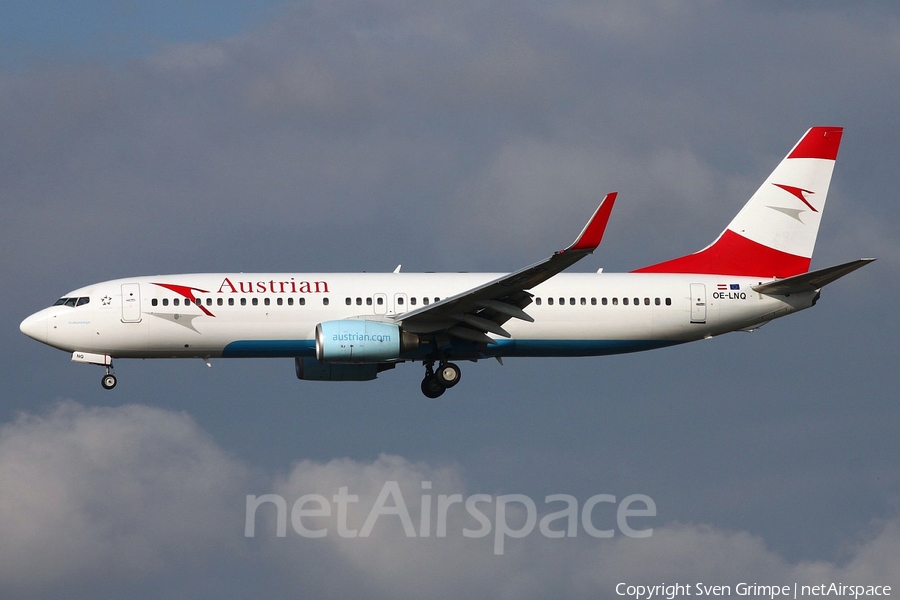 Austrian Airlines Boeing 737-8Z9 (OE-LNQ) | Photo 17811
