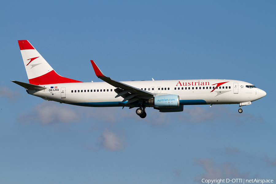 Austrian Airlines Boeing 737-8Z9 (OE-LNQ) | Photo 364823