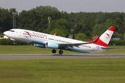 Austrian Airlines Boeing 737-8Z9 (OE-LNR) at  Hamburg - Fuhlsbuettel (Helmut Schmidt), Germany