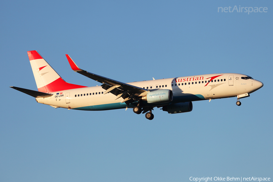 Austrian Airlines Boeing 737-8Z9 (OE-LNR) | Photo 38702