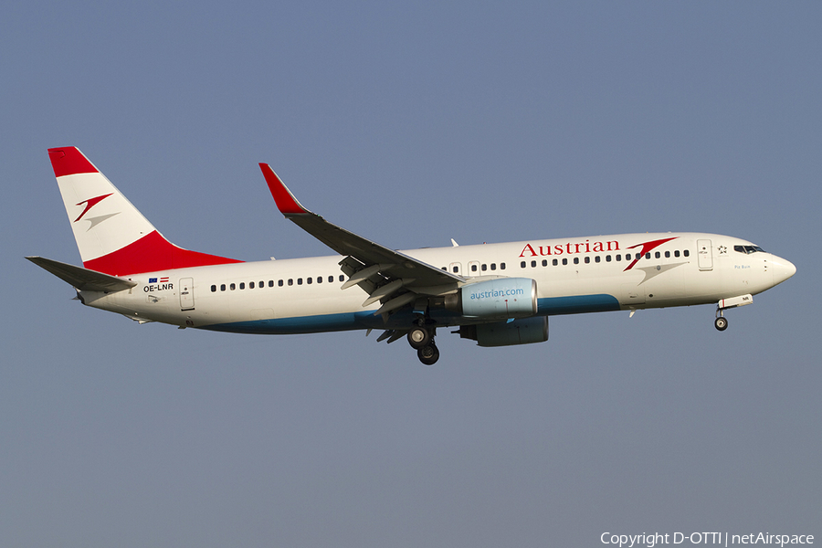Austrian Airlines Boeing 737-8Z9 (OE-LNR) | Photo 290317