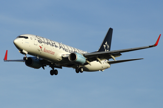 Austrian Airlines Boeing 737-8Z9 (OE-LNT) at  London - Heathrow, United Kingdom