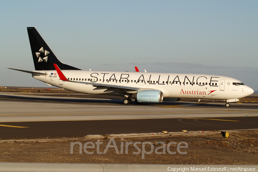 Austrian Airlines Boeing 737-8Z9 (OE-LNT) | Photo 237129