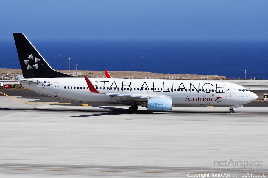 Austrian Airlines Boeing 737-8Z9 (OE-LNT) | Photo 454576