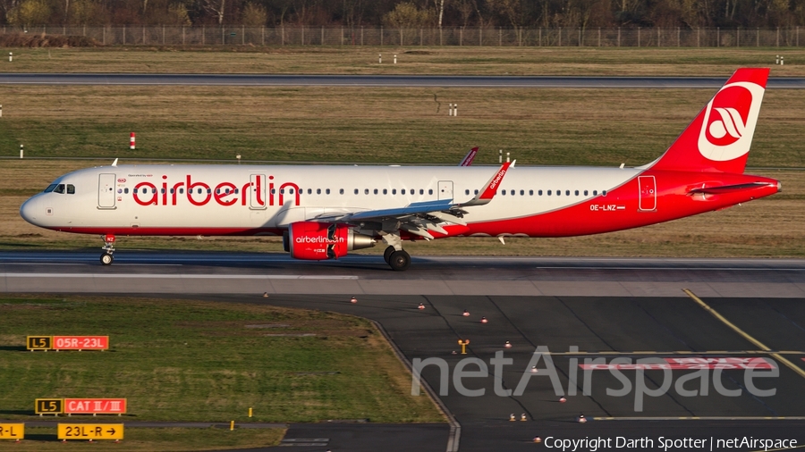 Air Berlin (Niki) Airbus A321-211 (OE-LNZ) | Photo 158244