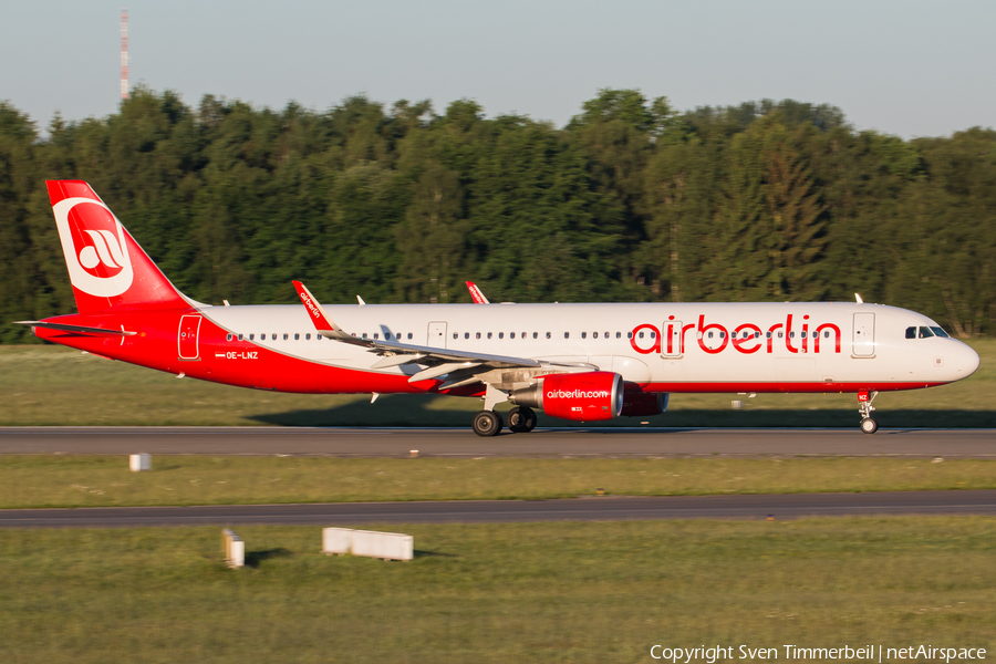 Air Berlin (Niki) Airbus A321-211 (OE-LNZ) | Photo 165130