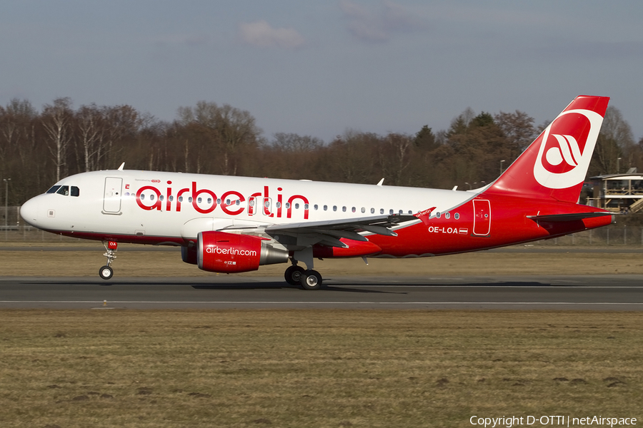 Air Berlin (Niki) Airbus A319-112 (OE-LOA) | Photo 405027