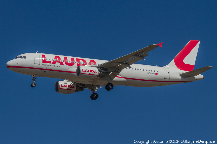 LaudaMotion Airbus A320-214 (OE-LOA) | Photo 332085