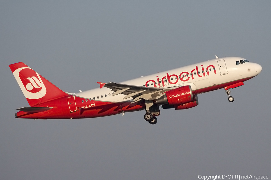 Air Berlin (Niki) Airbus A319-112 (OE-LOB) | Photo 401375