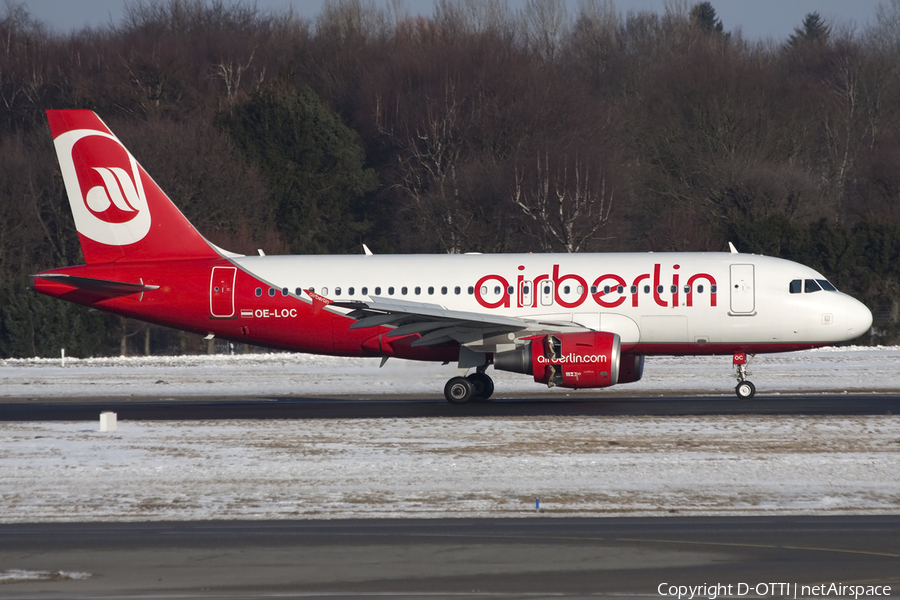 Air Berlin (Niki) Airbus A319-112 (OE-LOC) | Photo 403554