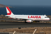 LaudaMotion Airbus A320-232 (OE-LOM) at  Gran Canaria, Spain