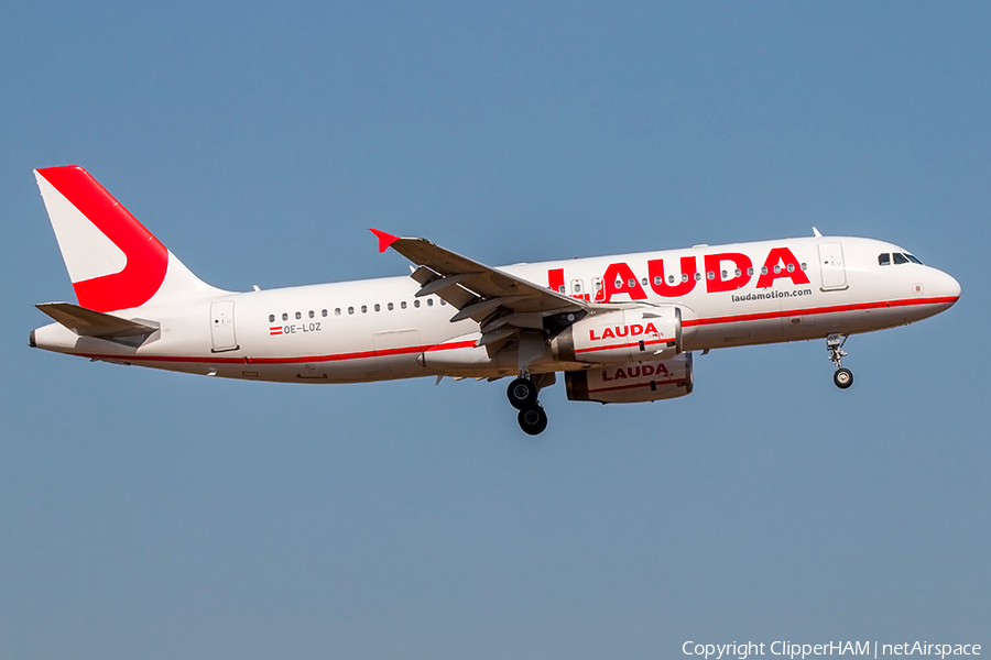 LaudaMotion Airbus A320-232 (OE-LOZ) | Photo 412195