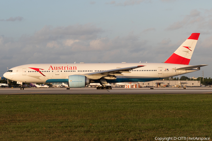 Austrian Airlines Boeing 777-2Z9(ER) (OE-LPA) | Photo 138790