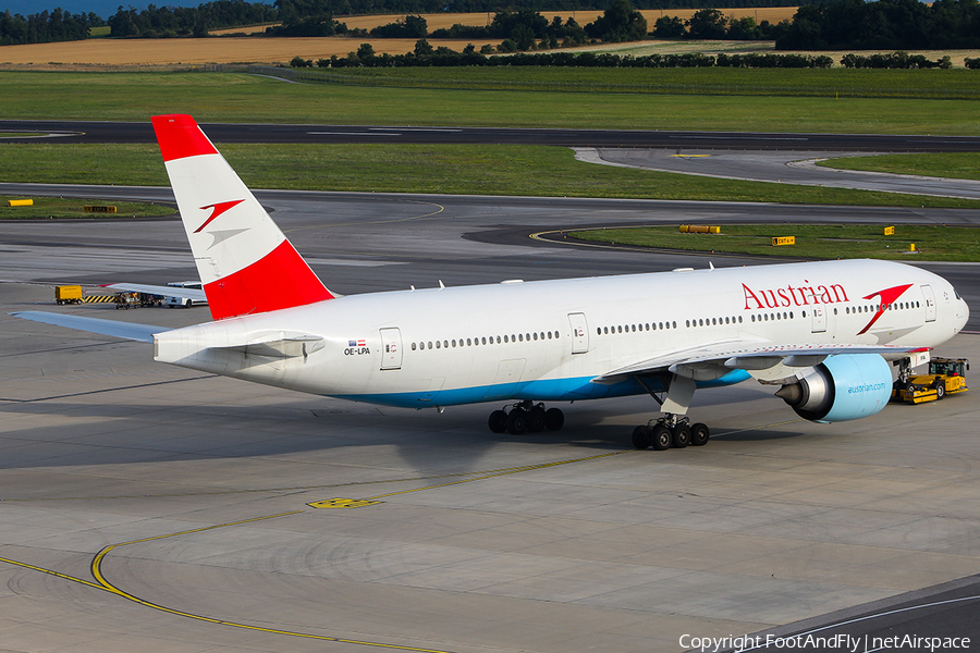 Austrian Airlines Boeing 777-2Z9(ER) (OE-LPA) | Photo 148057