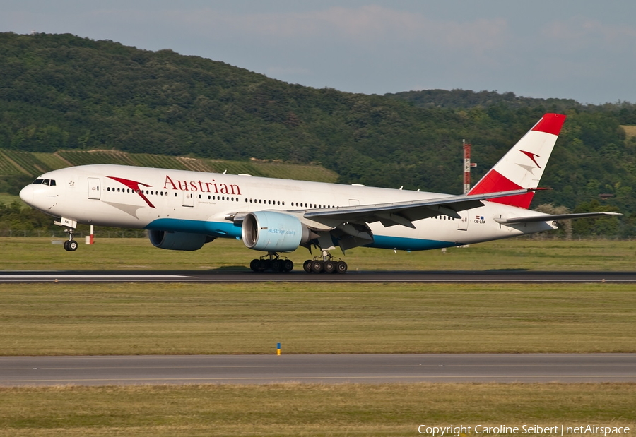 Austrian Airlines Boeing 777-2Z9(ER) (OE-LPA) | Photo 73404