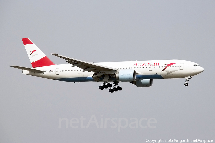 Austrian Airlines Boeing 777-2Z9(ER) (OE-LPB) | Photo 368894