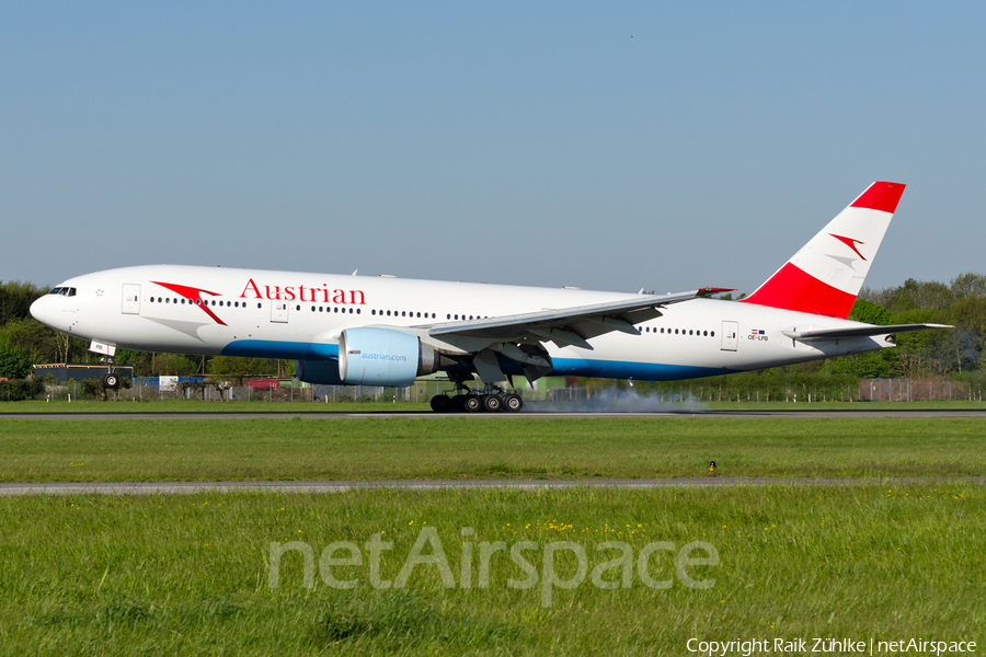 Austrian Airlines Boeing 777-2Z9(ER) (OE-LPB) | Photo 107498