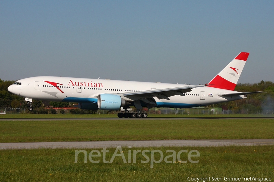 Austrian Airlines Boeing 777-2Z9(ER) (OE-LPB) | Photo 107686