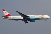 Austrian Airlines Boeing 777-2Z9(ER) (OE-LPC) at  Bangkok - Suvarnabhumi International, Thailand