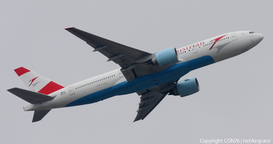 Austrian Airlines Boeing 777-2Z9(ER) (OE-LPC) | Photo 440402