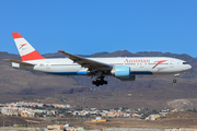 Austrian Airlines Boeing 777-2Z9(ER) (OE-LPC) at  Gran Canaria, Spain