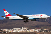 Austrian Airlines Boeing 777-2Z9(ER) (OE-LPC) at  Gran Canaria, Spain