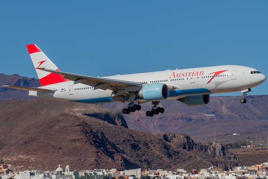 Austrian Airlines Boeing 777-2Z9(ER) (OE-LPC) | Photo 478727