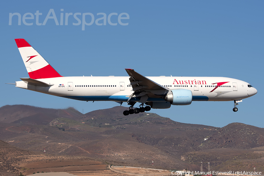 Austrian Airlines Boeing 777-2Z9(ER) (OE-LPC) | Photo 478774