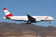 Austrian Airlines Boeing 777-2Z9(ER) (OE-LPC) at  Gran Canaria, Spain