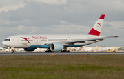 Austrian Airlines Boeing 777-2Z9(ER) (OE-LPC) at  Miami - International, United States