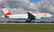 Austrian Airlines Boeing 777-2Z9(ER) (OE-LPC) at  Miami - International, United States