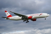 Austrian Airlines Boeing 777-2B8(ER) (OE-LPD) at  Hamburg - Fuhlsbuettel (Helmut Schmidt), Germany