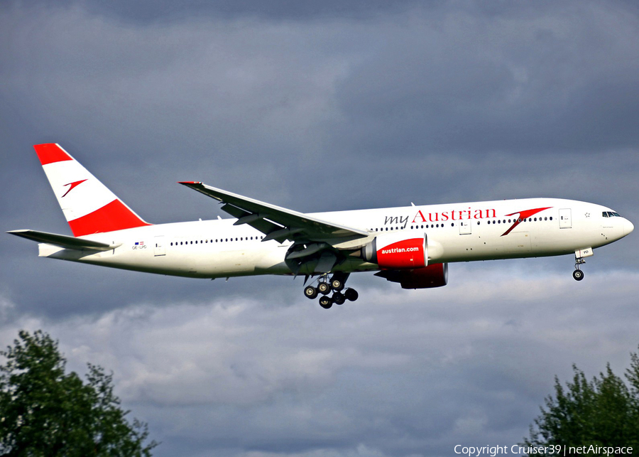 Austrian Airlines Boeing 777-2B8(ER) (OE-LPD) | Photo 159949