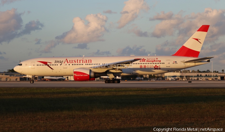 Austrian Airlines Boeing 777-2B8(ER) (OE-LPD) | Photo 306584