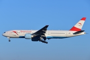 Austrian Airlines Boeing 777-2Q8(ER) (OE-LPE) at  Frankfurt am Main, Germany