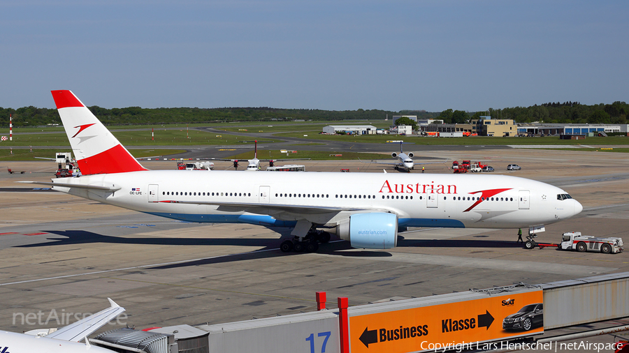 Austrian Airlines Boeing 777-2Q8(ER) (OE-LPE) | Photo 108162