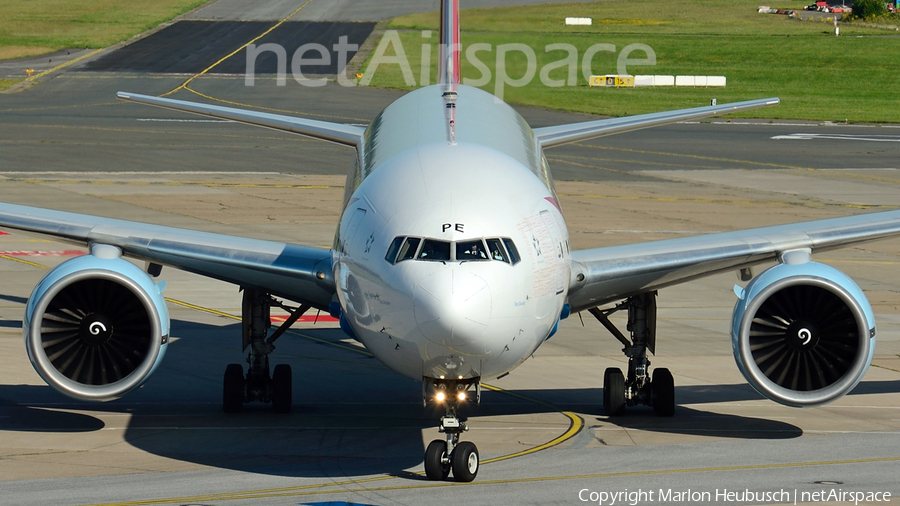 Austrian Airlines Boeing 777-2Q8(ER) (OE-LPE) | Photo 115822