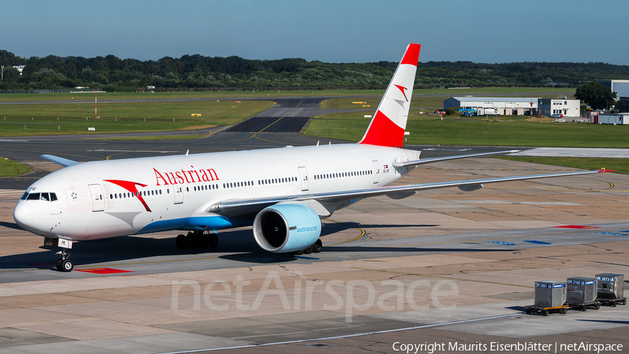 Austrian Airlines Boeing 777-2Q8(ER) (OE-LPE) | Photo 115915