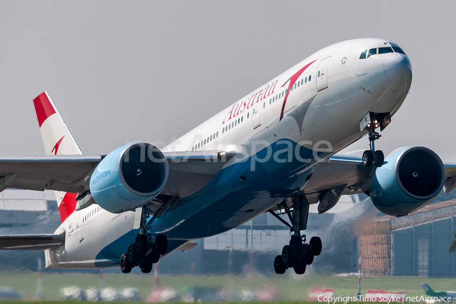 Austrian Airlines Boeing 777-2Q8(ER) (OE-LPE) | Photo 116411