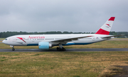 Austrian Airlines Boeing 777-2Q8(ER) (OE-LPE) at  Hamburg - Fuhlsbuettel (Helmut Schmidt), Germany