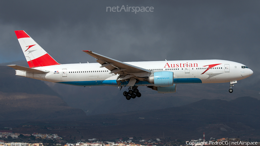 Austrian Airlines Boeing 777-2Q8(ER) (OE-LPE) | Photo 477532