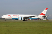 Austrian Airlines Boeing 777-2Q8(ER) (OE-LPE) at  Vienna - Schwechat, Austria