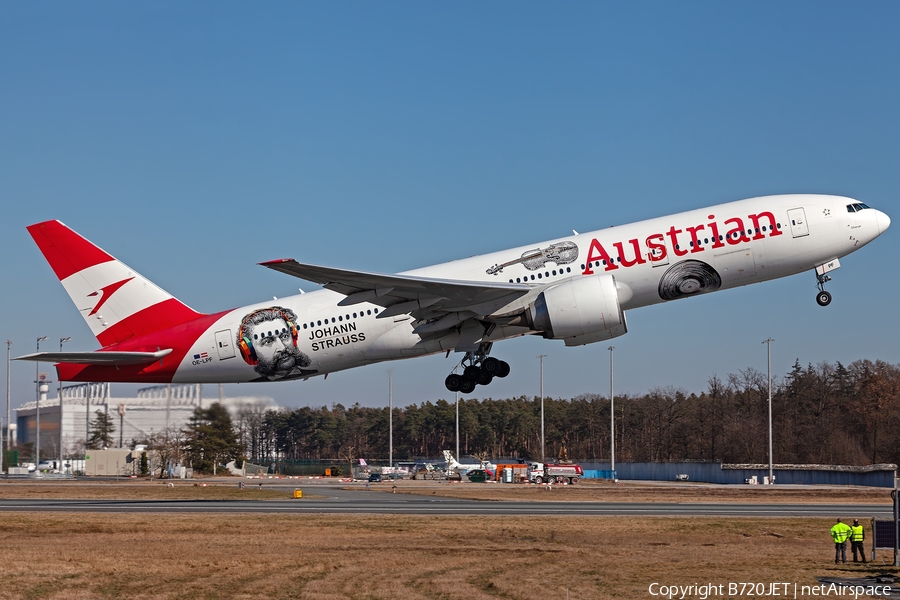 Austrian Airlines Boeing 777-2Q8(ER) (OE-LPF) | Photo 671473