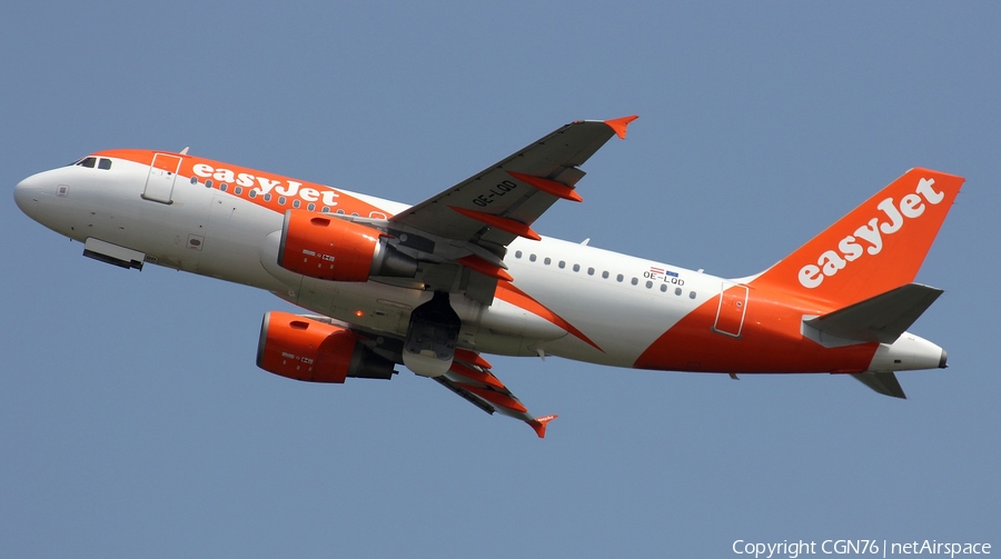 easyJet Europe Airbus A319-111 (OE-LQD) | Photo 507273