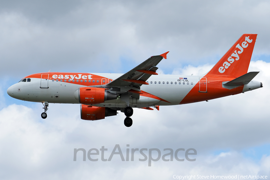 easyJet Europe Airbus A319-111 (OE-LQL) | Photo 535345